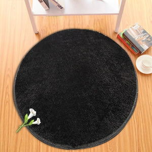 Bubble Kiss Fluffy Round Rug