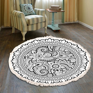 Retro Bohemian Round Carpet