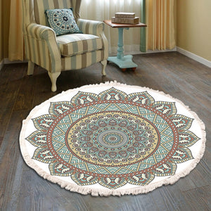 Retro Bohemian Round Carpet