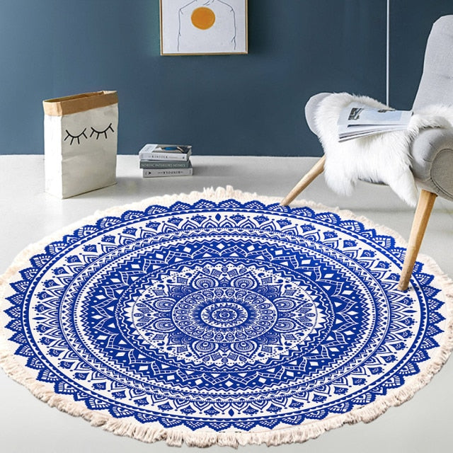 Retro Bohemian Round Carpet