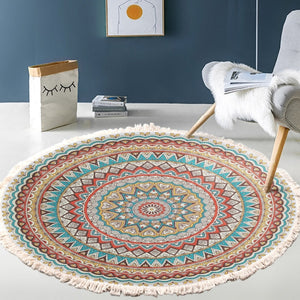 Retro Bohemian Round Carpet