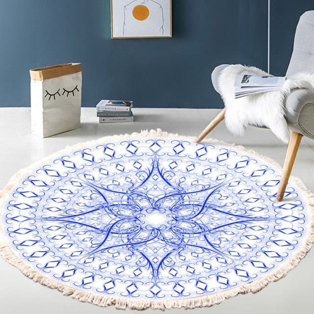 Retro Bohemian Round Carpet