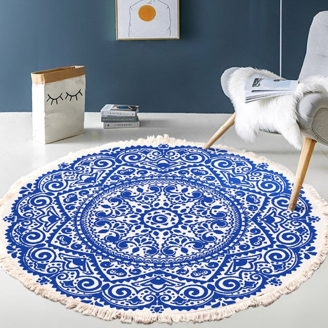 Retro Bohemian Round Carpet