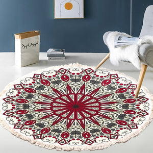 Retro Bohemian Round Carpet