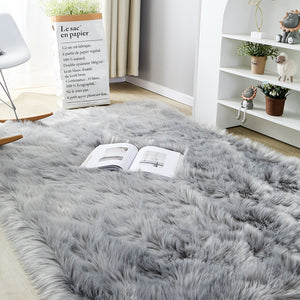 Thick Carpet Soft Sheepskin for Living Room Plush Rug