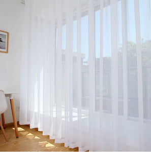 Simple Balcony Blackout Windows Tulle Curtain