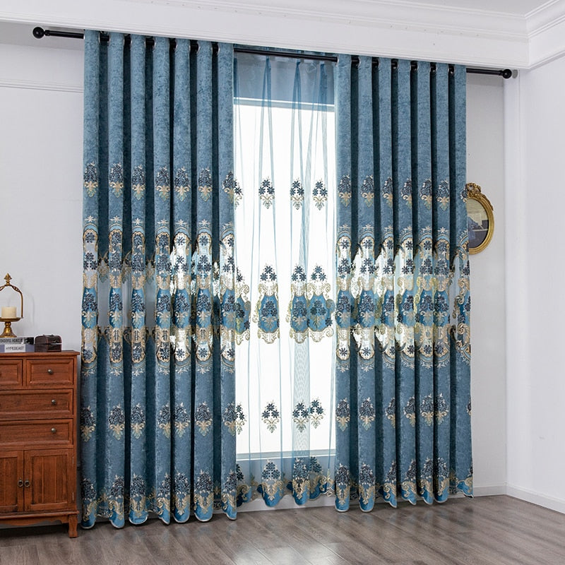 Chenille European Curtains