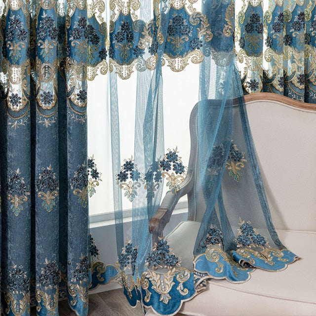 Chenille European Curtains